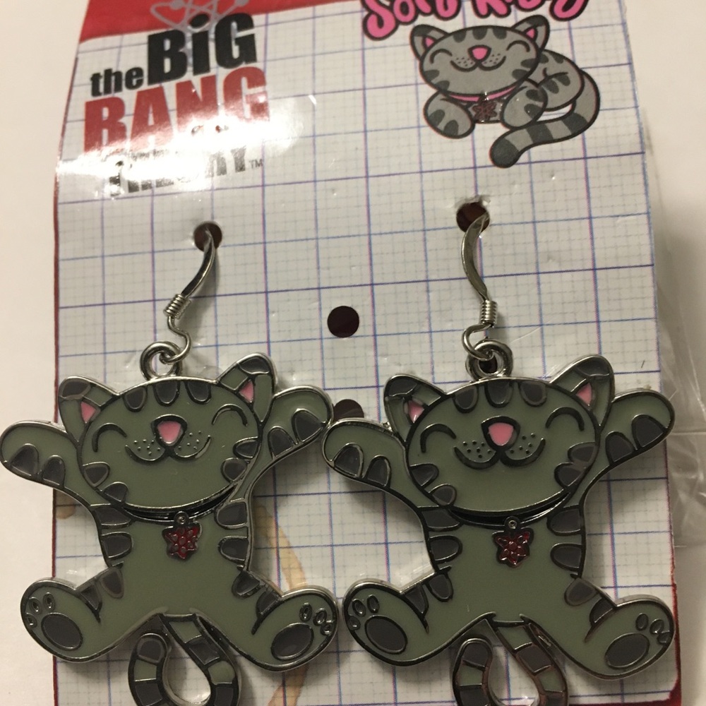 NEW The Bang Theory Soft Kitty Earrings